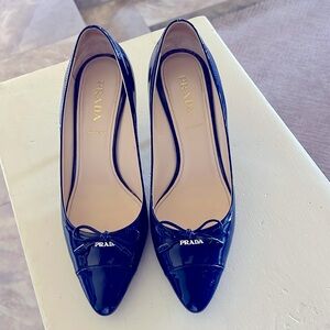Prada royal blue heels size 40